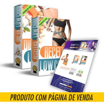 E-book PLR Low Carb em Português Com Página de Vendas